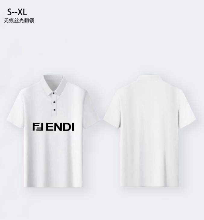 Picture of Fendi Polo Shirts Short _SKUFendiS-XL1qx8628024